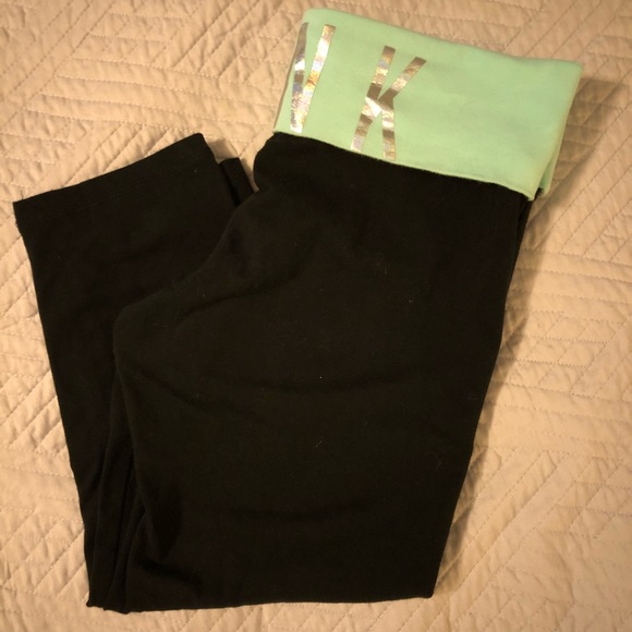 Pink Cropped Leggings - Picture 7 of 7